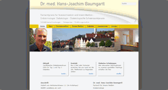 Desktop Screenshot of praxisdrbaumgartl.de